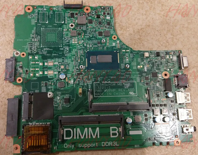 

CN-0JHWYN 0JHWYN For Dell Latitude 3440 Laptop Motherboard ddr3 i5 cpu Processor