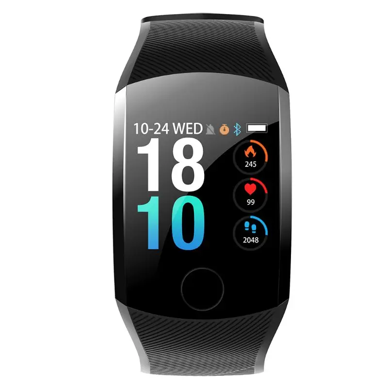 

2019 New Smart Watch Waterproof Fitness Bracelet Big Touch Screen Message Remind Heart RateTime Activity Tracker Wristband