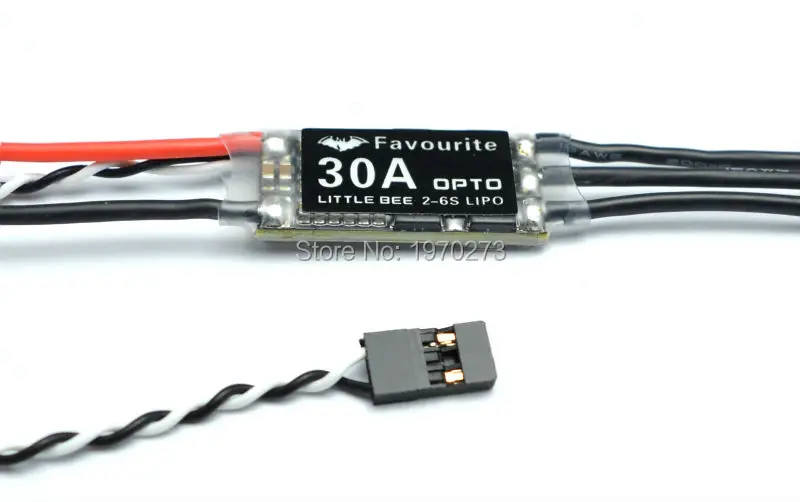 Любимый Littlebee 30A 2~ 6S OPTO ESC бесщеточный контроллер скорости+ мини USB компоновщик программист для FPV Racing Drone