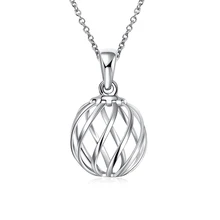 1PC N716 Magic Mexican Pregnancy Ball Hollow Box Pendant Necklace Music Jingle Bell Jewelry