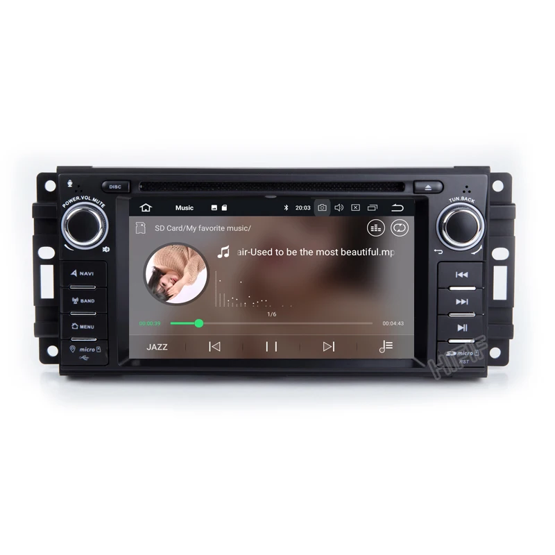 Discount 8Core 4G+64G Android9.0 Car DVD for Jeep Cherokee 2009 2008 2010 Wrangler car stereo for Dodge radio for Chrysler 4