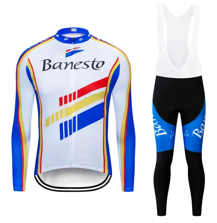 Мужская Джерси для велоспорта Pro Team с длинным рукавом, Зимняя Теплая Флисовая одежда для велоспорта Ropa Ciclismo, комплект велосипедных комбинезонов - Цвет: 13