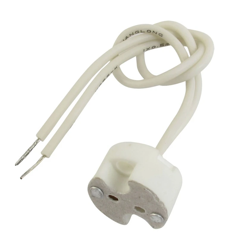 

250V 0.4A MR16 Socket LED Lamp Halogen Light Holder Base Wire Connector