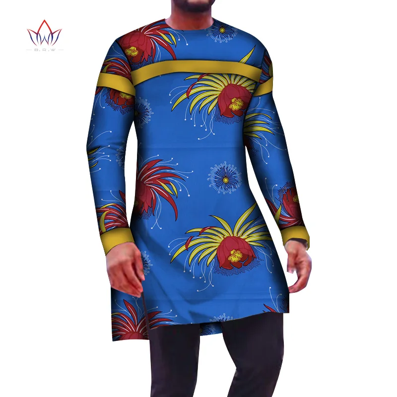 Новая мода рубашки с длинным рукавом Дашики африканская одежда мужские длинные футболки Базен Riche мужские рубашки африканская одежда WYN951
