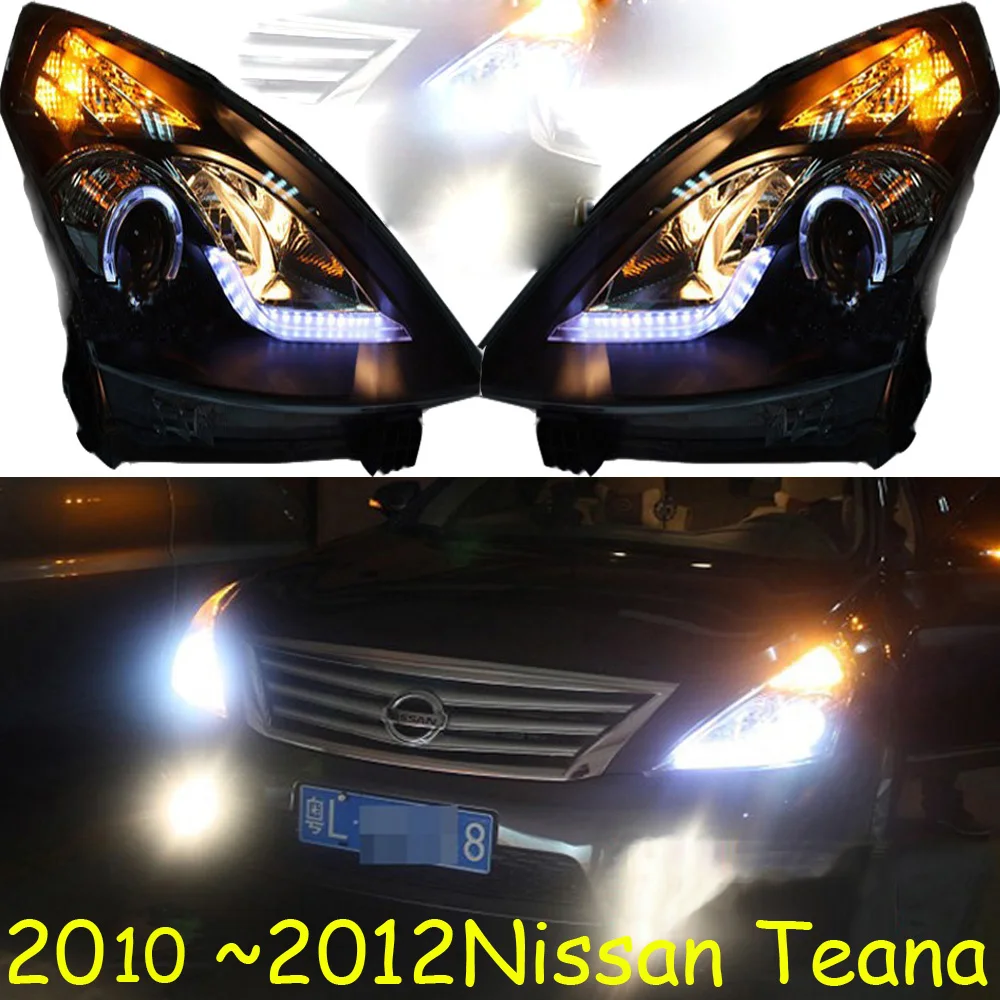 Автомобильный головной светильник для Teana головной светильник s 2008~ 2010/2011~ 2012 года Altima titan головной светильник биксеноновый луч Противотуманные фары с ангельскими глазками авто