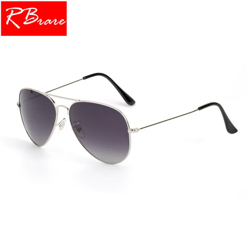 

RBRARE 2019 New Flight Polarized Sunglasses Men and Women Metal Double Beam Lens Classic Sunglasses