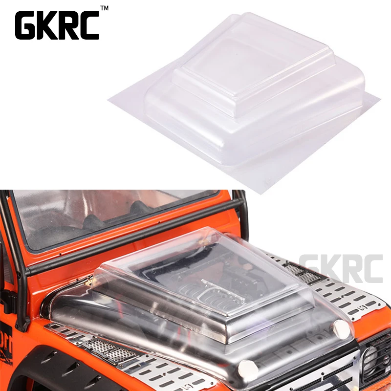Пластиковая прозрачная крышка двигателя DIY модификация для 1/10 RC Crawler Car Traxxas TRX4