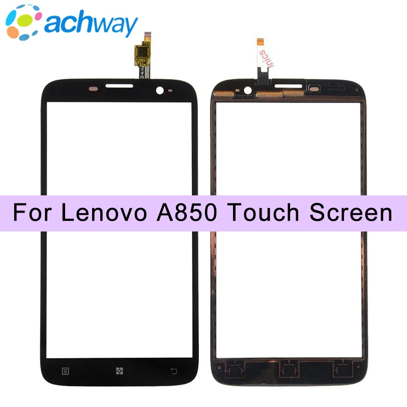 Сенсорный экран 5 дюйма для Lenovo A850 A 850 сенсорный дигитайзер Сенсорная панель