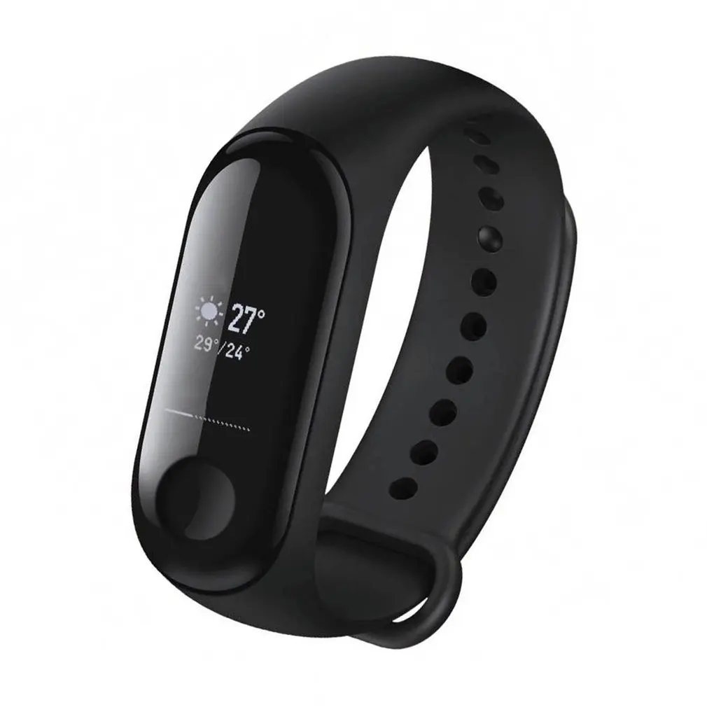 Xiaomi mi Band 3 mi band 3 мгновенное сообщение Смарт-часы АОН ID Водонепроницаемый OLED сенсорный экран для сердечного ритма монитор