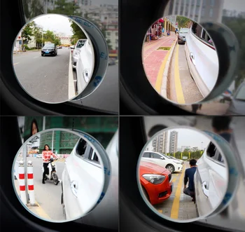 

2pcs Car 360 degree Wide Angle small Round Mirror Rear View Mirror for Lexus RX300 RX330 RX350 IS250 LX570 is200 is300 ls400