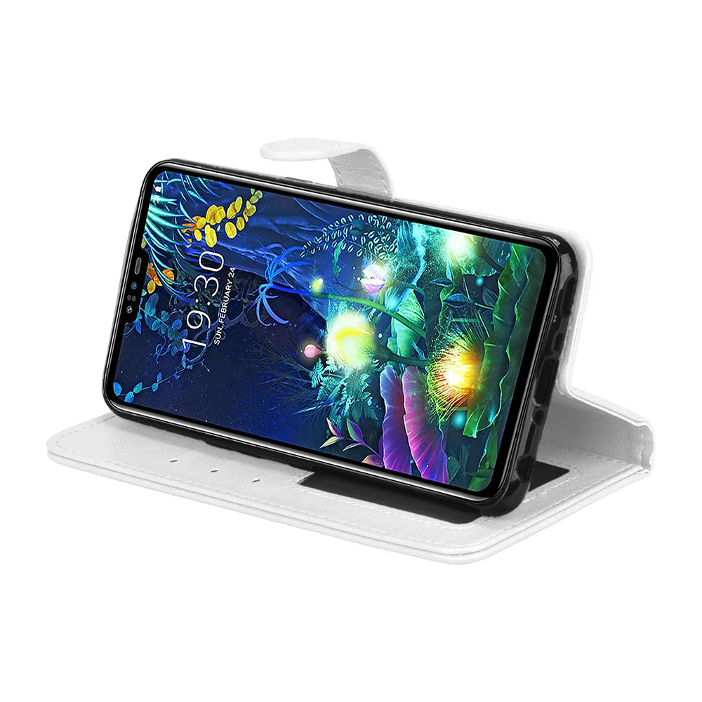 50 шт./лот Crazy horse 3 карта+ фоторамка оболочка мобильный чехол для LG G7 G8 K40 Stylo 4 5 V40 V50 чехол кожаный чехол