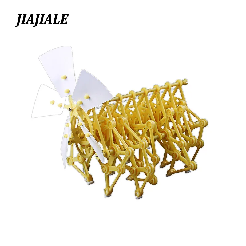 Details about   Funny Puzzle Wind Powered Walker Strandbeest Assembly DIY Kits Toy Xmas Gift 