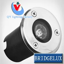 50pc/lot FEDEX UPS TNT DHL 1W LED underground light 9W brand 45mil big chip led Buried light outdoor ground floor recessed lamp avr ea05a fast free shipping by fedex dhl ups tnt