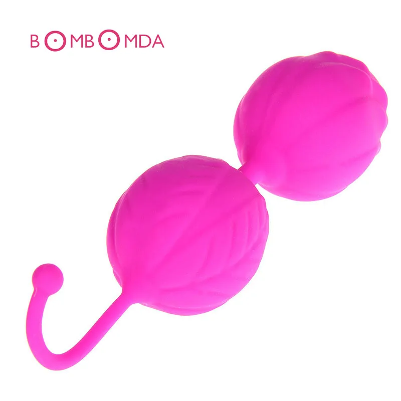 

100% Medical silicone vibrator kegel balls vibrator sex toys bolas vaginal ball tighten aid love geisha ball ben wa for woman