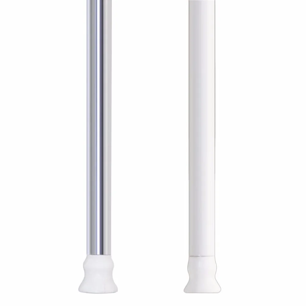 

Aluminium Alloy Retractable Shower Curtain Rod Straight Bathroom Jackstay Window Curtain Rod Clothes Drying Rod