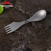 Naturehike 3 In 1 Set Ultralight Titanium Tableware Set Spoon Knife Fork Camping Hiking Portable Tableware ► Photo 3/6