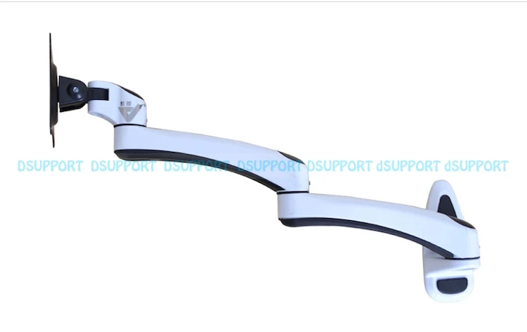Алюминий сплава руку 1"-27" ЖК-дисплей светодиодный ТВ настенный поворотный держатель монитора раздвижного кронштейна и стойку монитора поддержка Макс. нагрузки 8KGS