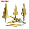 Hss Step Cone Taper Drill Bit Set Hole Cutter Metric 1/4