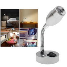 ##Special Price 12V Caravan No Strobe Button Switch Motorhome Use Indoor Reading Light Simple Boat Yacht Screw Install Book LED Spot ##Special Price 12V Caravan No Strobe Button Switch Motorhome Use Indoor Reading Light Simple Boat Yacht Screw Install Book LED Spot