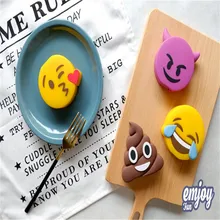Projeto o mais novo universal 2000 mah Cute Funny Emoji Rosto banco de energia Móvel de Carga Banco de Potência Em Forma de Material de PVC