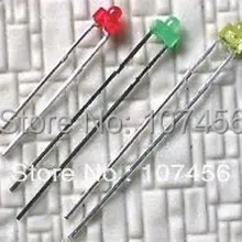 150 шт 1,8 мм красный/желтый/зеленый Рассеянный светодиод R/Y/G лампа