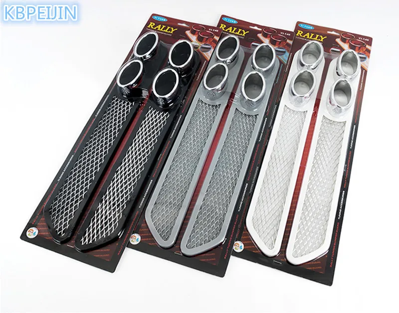 

2pcs Car Dummy Exhaust Pipe Decoration Stickers Car Styling for SsangYong korando kyron rexton 2 rodius actyon sport accessories