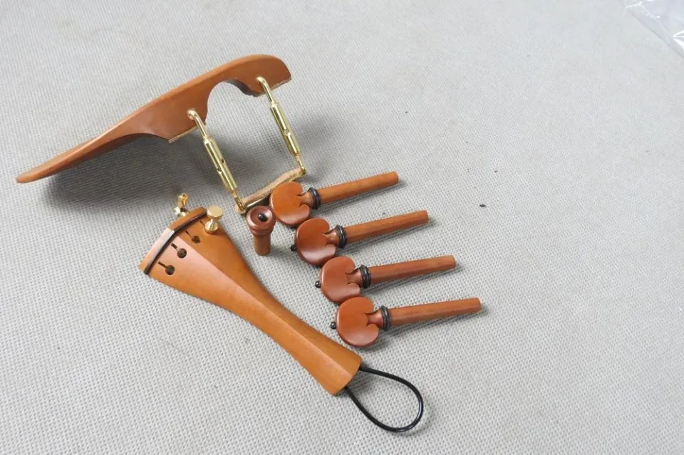 

Quality violin jujube violin shaft tailpiece rope gold screw