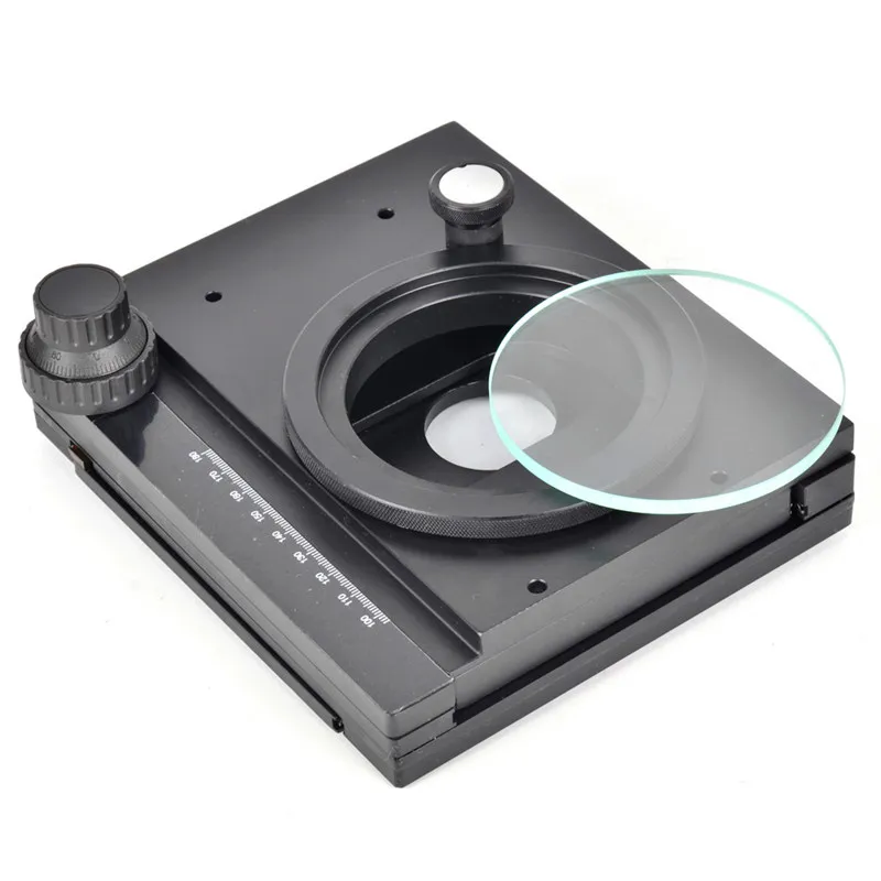 AIBOULLY XY 360 XY Mobile Platform Measuring Microscope Portable Stage