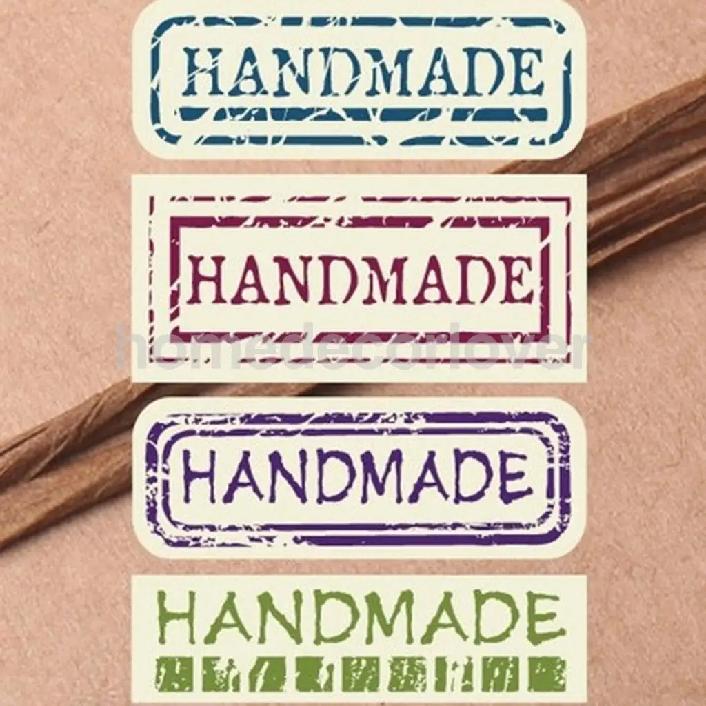 20 Sheets Sealing Sticker Wrap Paper Self Adhesive Sticker Paper Cookie Bags For Gift Giving Handmade Candy Soap Cookie	