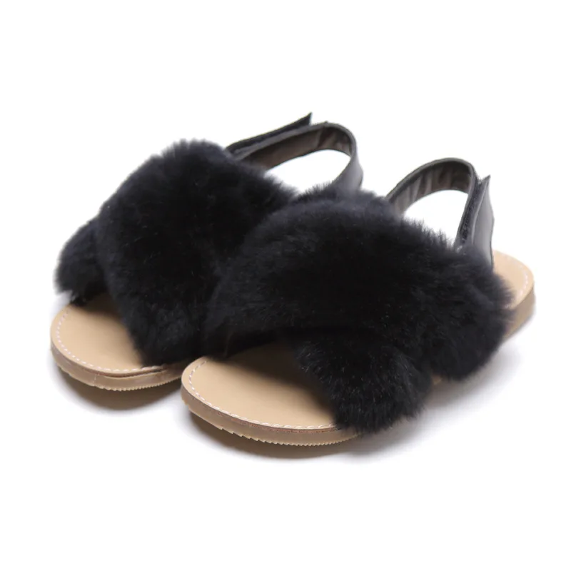 

2019 Spring Autumn New Magic Slippers Soft Soles Sandals Slippers Hairy Casual Fashion Shoe Comfortable Children's Soft Slippers