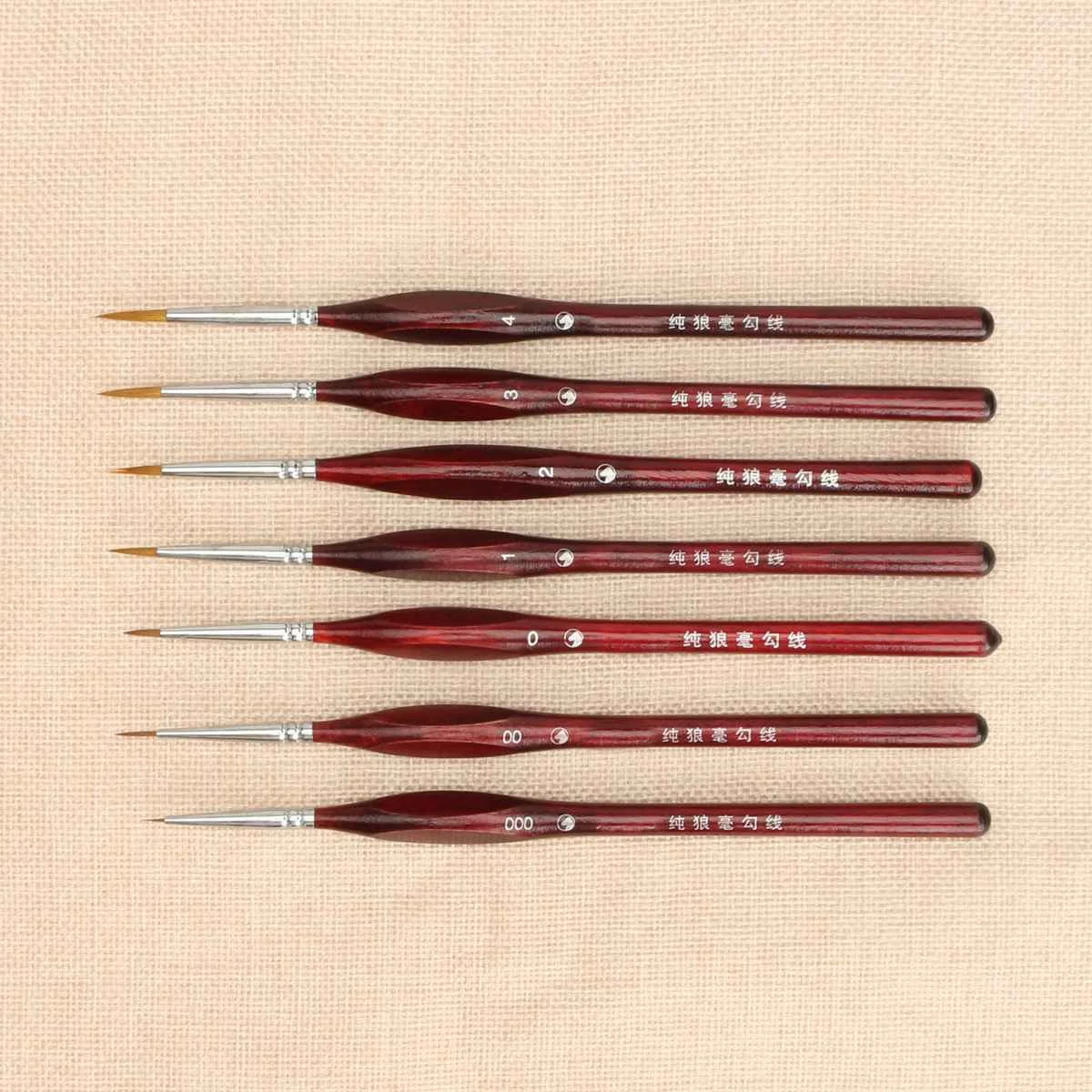 3 шт/4 шт Профессиональные кисти для ногтей Соболиные кисти для окрашивания волос маникюрные микро-детали для дизайна ногтей линии для нанесения краски ручки наборы инструментов