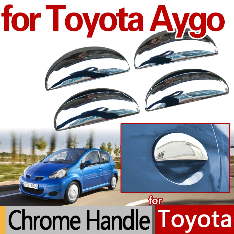 for Toyota Aygo 2005-2014 Chrome Styling Door Handle Covers Car Accessories Parts 2009 Sticker Exterior Decoration Car Styling for Toyota Aygo 2005-2014 Chrome Styling Door Handle Covers Car Accessories Parts 2009 Sticker Exterior Decoration Car Styling