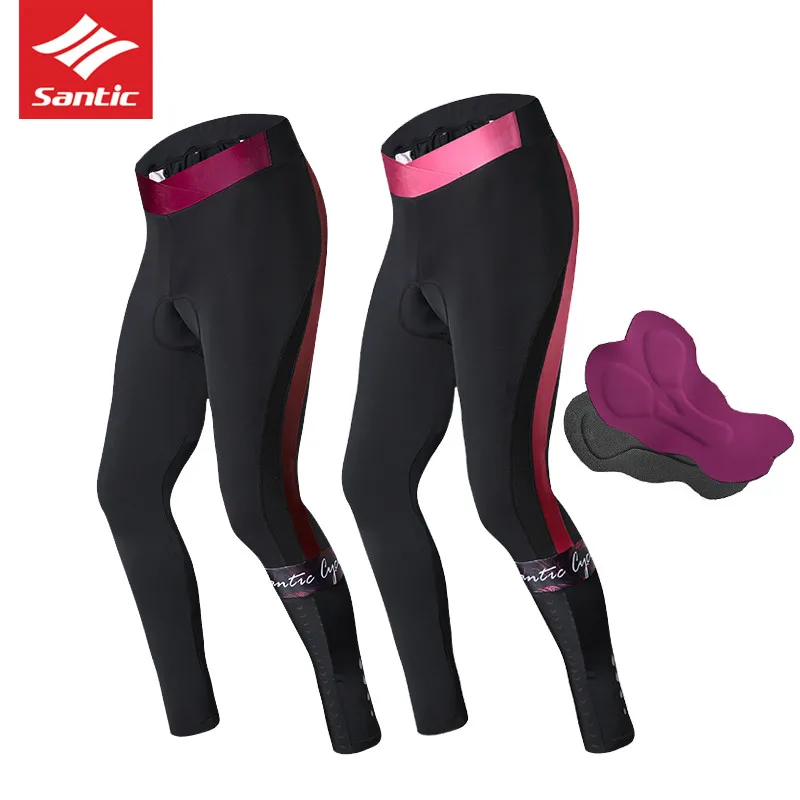 

Santic Summer Women Cycling Pants Mtb Downhill Mountain Bike Trousers Breathable Pro team Racing Bicycle Tights Gym Fitness