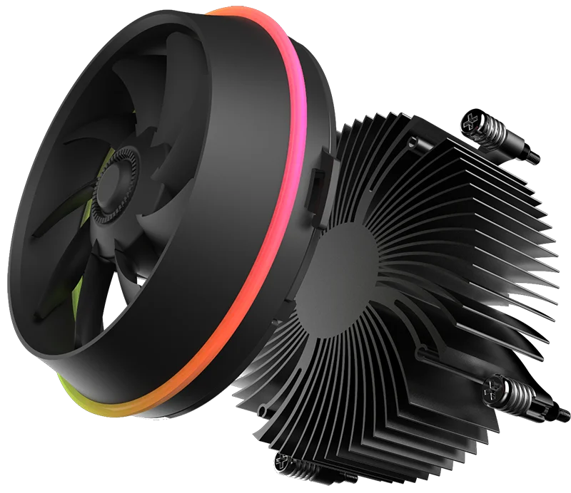 Aigo darkflash shadow TOP FLOW CPU Cooler AURA SYNC TDP 280W PWM 4pin