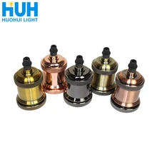 Винтаж Эдисон лампы база 5 фонаря ламповый патрон Цвет светильник Алюминий светильник гнездо E27 винтовой цоколь лампы номер ретро фитинги держатель лампы