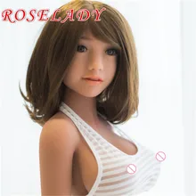 Height 108cm silicone sex dolls realistic Japanese love body sex doll lifelike vagina pussy, adult sex toys for men