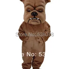 Коричневый маскарадный костюм бульдог взрослые профессиональные собаки Костюм маскота костюм кунг-фу панды карнавальные костюмы SW732