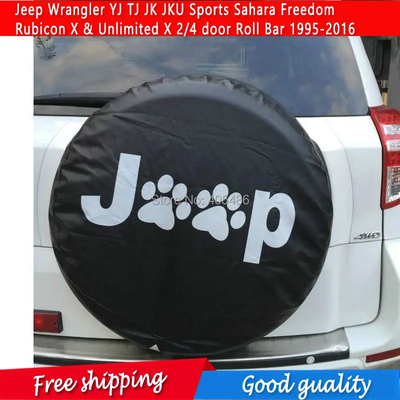 Новый запасной чехол для Jeep Wrangler YJ TJ JK JKU Sports Sahara Freedom Rubicon X &amp Unlimited 2/4 рулон двери