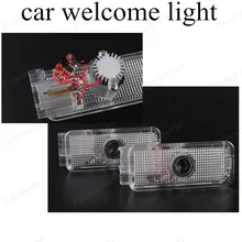 Высокое качество 2 шт светодиодный логотип для автомобиля эмблема Лазерная автомобильная светодиодная лампа Добро пожаловать Свет двери шаг призрак теневой проектор лампы для Citroen распродажа