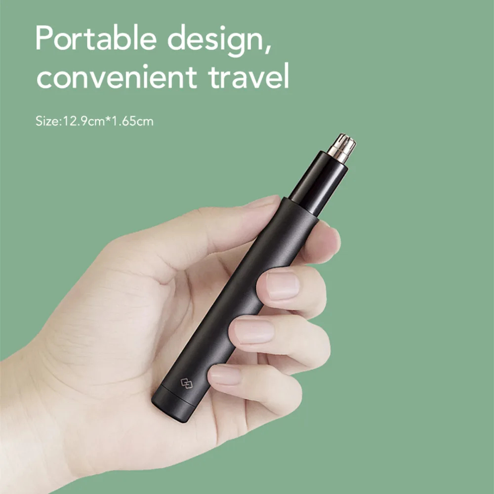 Huanxing Mini Electric Nose Hair Trimmer HN1 Sharp Blade Body Wash Portable Minimalist Design Waterproof For Daily Use 4
