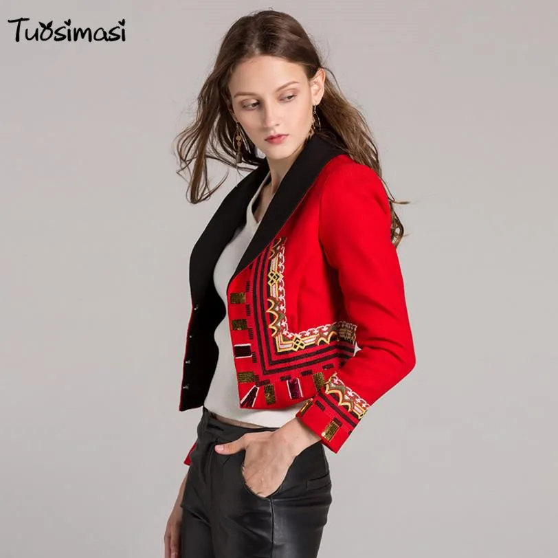 2017 new autumn winter preppy style patchwork runwyas Red