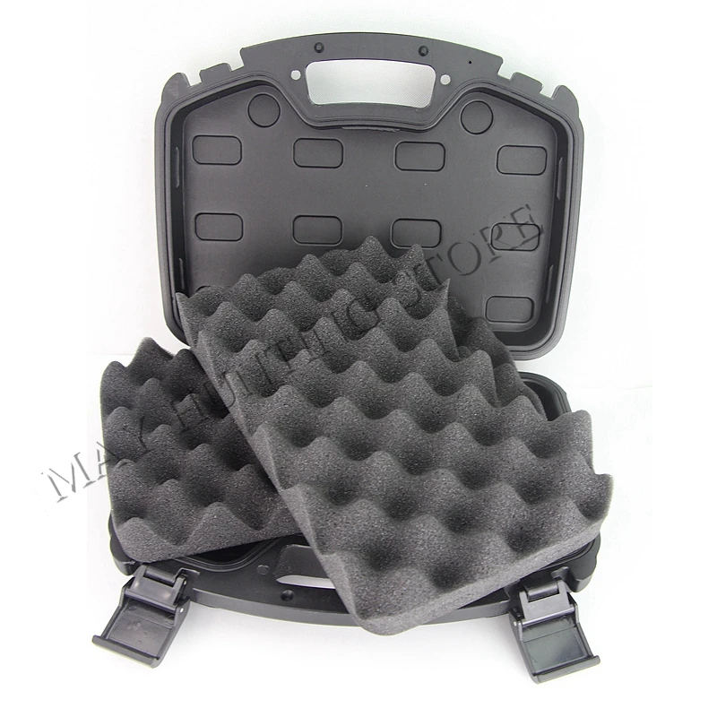 Gun Hard Case Single Pistol Handgun Lock Storage Box Revolver Weapon Safe Carry 1911 M9 GL USP HK45 P30 P7 PSP P2000SK Gun Hard Case Single Pistol Handgun Lock Storage Box Revolver Weapon Safe Carry 1911 M9 GL USP HK45 P30 P7 PSP P2000SK