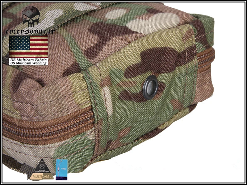 Emersongear страйкбол армейский 18*12,5*7 см Универсальный Чехол Molle военный нейлон боевое оборудование EM9287 Мультикам Койот коричневый черный AOR1