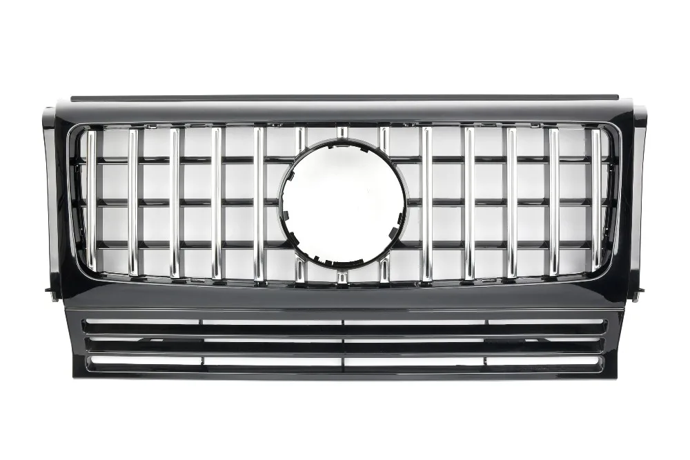 

For Mercedes-Benz G-class W463 G500 G63 G65 G800 1990-2018 with Emblem GT Style Front Racing Grille