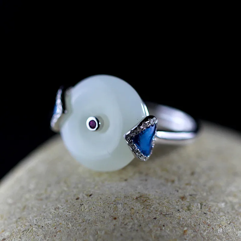 

S925 silver new style fashion elegant lady choose gift open ring