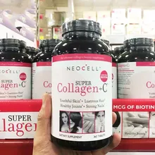 United States Imports NeoCell Collagen tablets Small molecule hydrolyzed collagen peptide Biotin collagen+c 360 tablets 1 bottle United States Imports NeoCell Collagen tablets Small molecule hydrolyzed collagen peptide Biotin collagen+c 360 tablets 1 bottle
