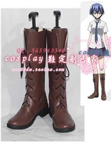 

Anime  Akuma no Riddle cosplay costume East rabbit Angle boots lolita punk customized shoes