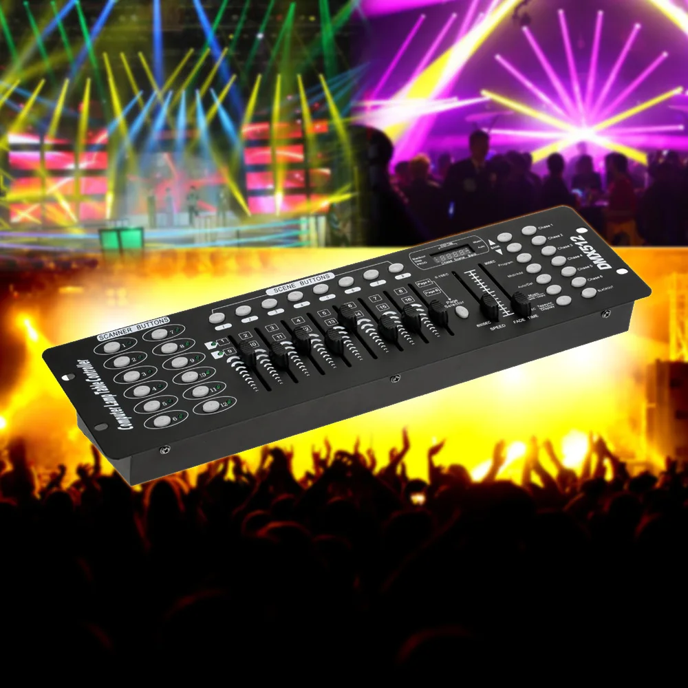

192 Channels DMX512 Controller Console for Stage Light Party DJ Disco Operator Equippment