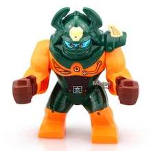 50 шт./лот Dogshank грохочущий фехтовальщик Новое поступление строительные блоки Супер Герои кирпичи Рождественский подарок для детей, игрушки