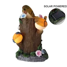 Водонепроницаемый Солнечный птицы статуя сад ночник авто на украшение скульптура домашний офис стол садовый декор, украшение